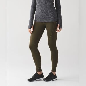 lululemon athletica Olive Green Leggings